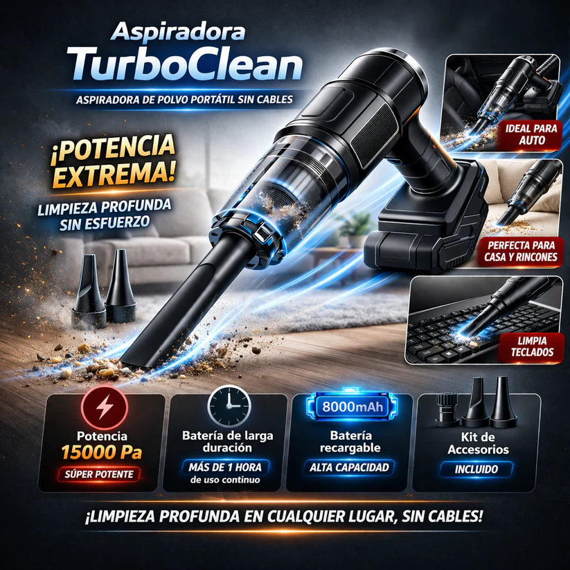 Aspiradora Turbo Portatil