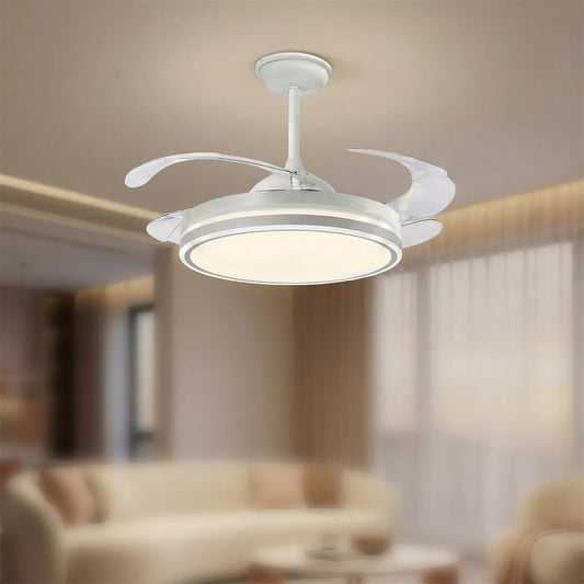 Ventilador LED Moderno Ultra Silencioso con 3 Tonos de Luz