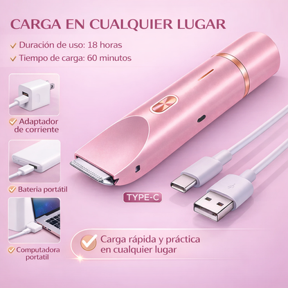 MÁQUINA DEPILADORA 2 EN 1